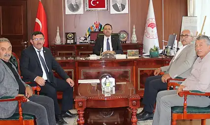 Nevşehirli bakana Kayserili üreticilerden kritik ziyaret!
