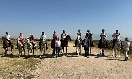 Sultan Sazlığı'nda atlı turizm etkinliği