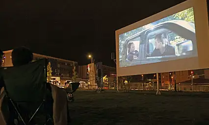 Talas'ta açık hava sinemasında duygu dolu gece!
