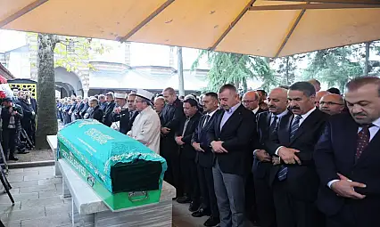 Vali Çiçek'in babaannesi Sara Çiçek son yolculuğuna uğurlandı!
