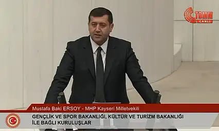 Vekil Ersoy, TBMM'de Kayseri'nin sesi oldu!