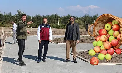Yeşilhisar'da yüzler gülüyor: TKDK ekiplerinden elma işleme tesisine ziyaret!