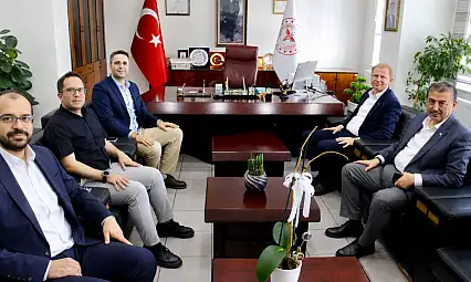Yeşilhisar heyetinden başhekim Çöl'e ziyaret