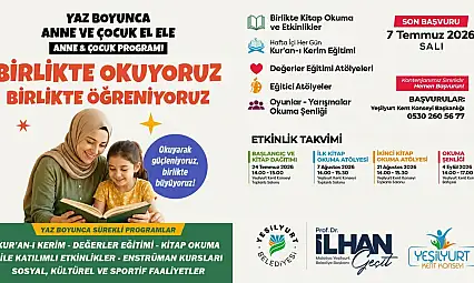 Yeşilyurt'ta anne ve çocuklar için örnek proje