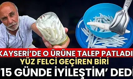 Yüz felci geçiren biri '15 günde iyileştim' dedi: Kayseri'de o ürüne talep patladı!