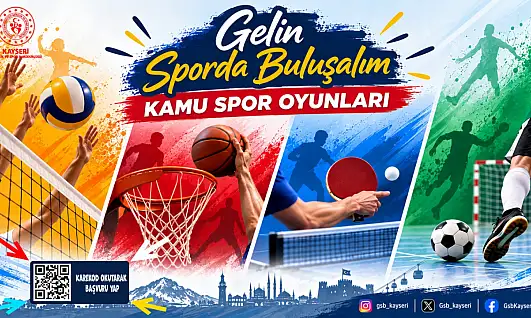 Kayseri'de kamu çalışanları sahaya çıkıyor: 4. Kamu Spor Oyunları için tarih belli oldu!