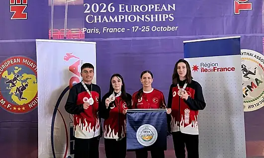 Kayseri'nin ERVA sporcularından Paris'te Avrupa başarısı!