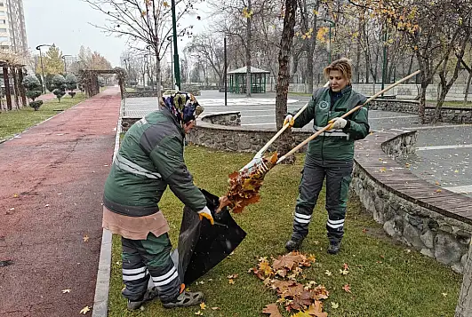 Kocasinan'da parklara kadın eli değiyor