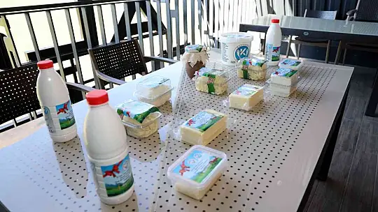 'Talas Süt Evi' ürünleri görücüye çıktı