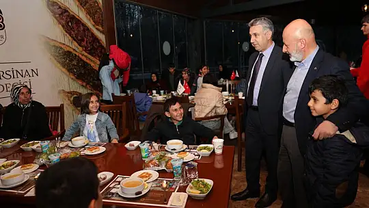 Çolakbayrakdar, iftarda yetim çocuklarla buluştu