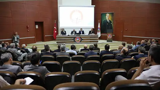 İl koordinasyon kurulu toplandı