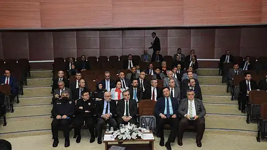 2023 Yılı İlk İl Koordinasyon Kurulu Toplantısı Vali Çiçek Başkanlığında gerçekleştirildi