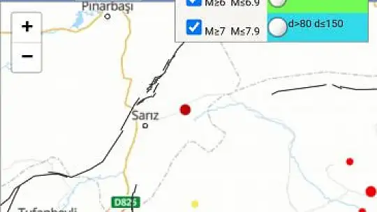 Göksun'da çifte deprem