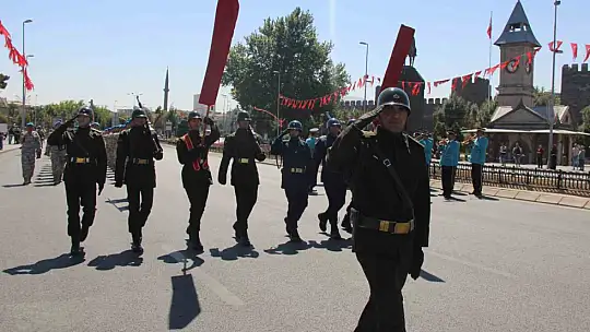 Zafer Bayramı'nın 101. yılı için provalar yapıldı