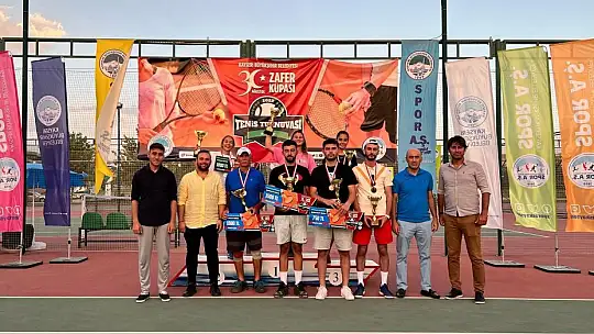 30 Ağustos Zafer Kupası Tenis Turnuvası tamamlandı