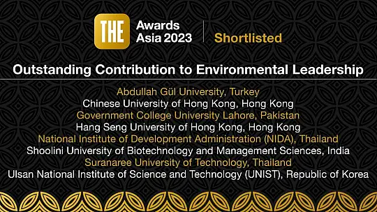 AGÜ, Times Asya 2023 ödüllerinde finalist oldu