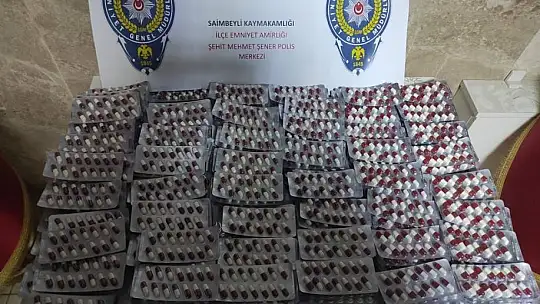Adana'da 3 binden fazla sentetik hap ele geçirildi: 2 kişi tutuklandı