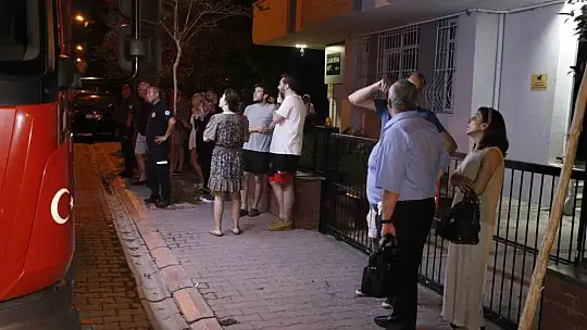 Adana'da korkutan yangın: Bir apartman sakini kucağında köpeğiyle dışarı çıktı