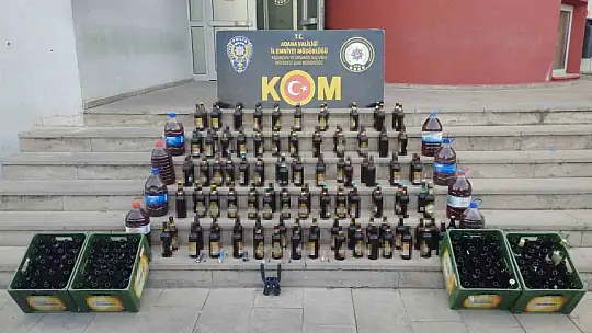 Adana'da sahte içki ve kaçakçılık operasyonları: 13 şüpheli yakalandı