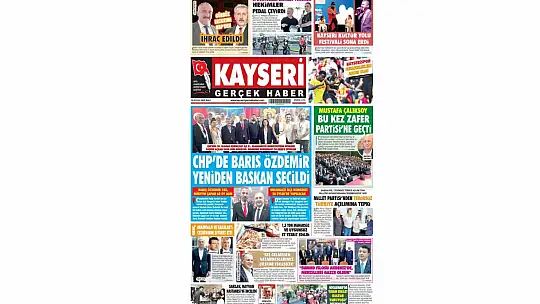 Kayseri gazeteleri 16 Eylül Salı gündemi – İşte öne çıkan manşetler!