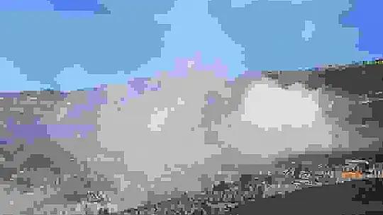 Ahir dağında orman yangını, ekipler müdahaleye başladı