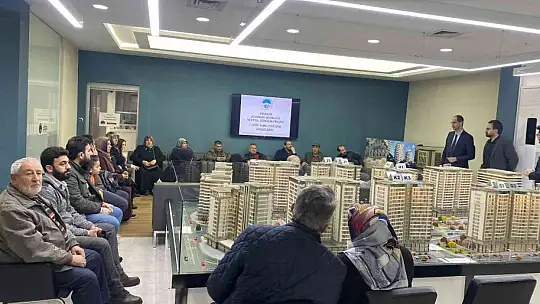 Alsancak kentsel dönüşüm projesi kura çekilişi yapıldı