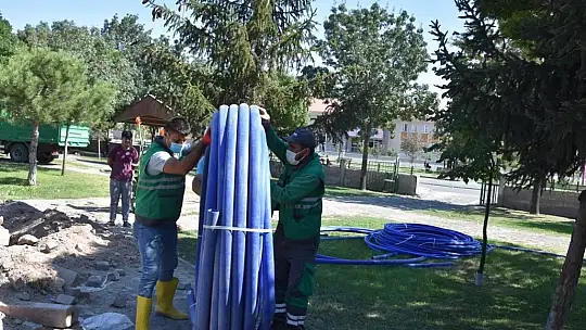 Kocasinan'da otomatik sulama sistemi yaygınlaşıyor