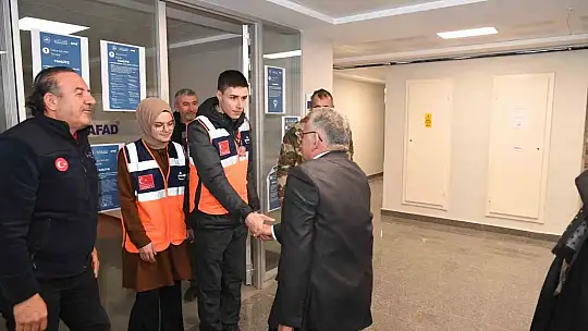Başkan Büyükılıç'tan AFAD gönüllülerine teşekkür