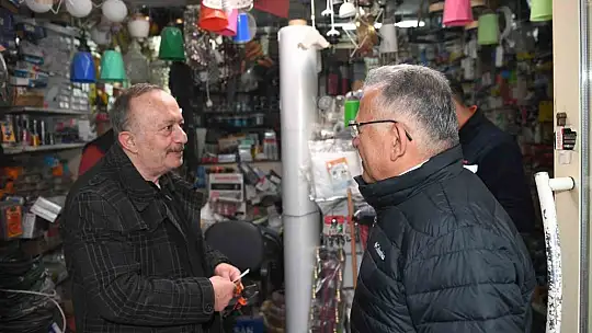 Büyükkılıç, Sahabiye esnaflarını ziyarett etti