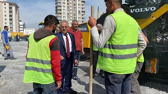 Büyükkılıç, 20 milyon TL'lik çalışmayı yerinde inceledi