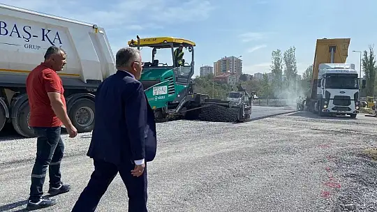 Büyükkılıç, 20 milyon TL'lik çalışmayı yerinde inceledi