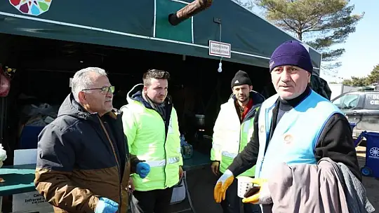 Büyükkılıç'a Deprem Bölgesi'nden teşekkür