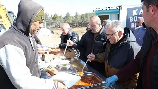 Büyükkılıç'a Deprem Bölgesi'nden teşekkür