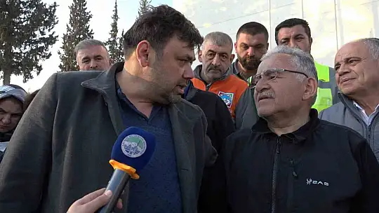 Deprem bölgesinden Büyükkılıç'a teşekkür ve dua