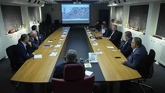 Büyükşehir'de ulaşım sunumu yapıldı