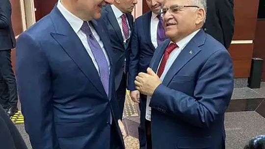 Başkan Büyükkılıç, Ankara'da 3 bakanla görüştü, Cumhurbaşkanı Erdoğan'ın Toplantısı'na katıldı