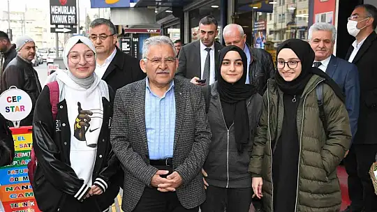 Büyükkılıç, esnafla buluştu