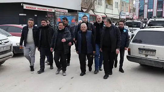 Elbistan Kayseri Çarşısı'nda incelemelerde bulunuldu