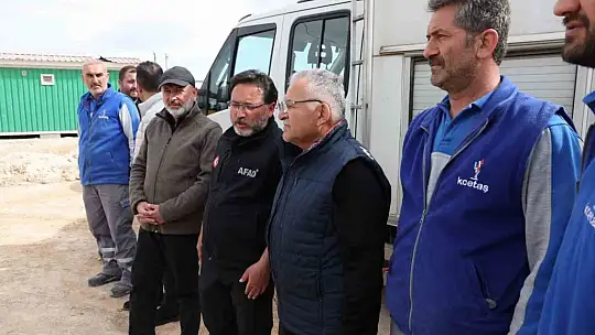 Elbistan Kayseri Çarşısı'nda incelemelerde bulunuldu