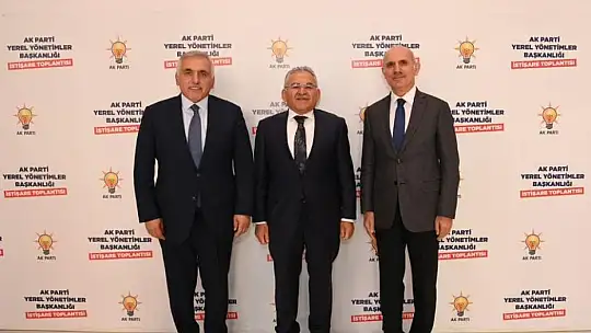 Büyükkılıç, AK Parti Yerel Yönetimler Başkanlığı İstişare Toplantısı'na katıldı