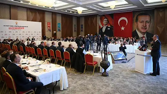 Büyükkılıç, AK Parti Yerel Yönetimler Başkanlığı İstişare Toplantısı'na katıldı