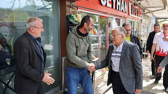 Büyükkılıç, Hacılar'da vatandaşlarla buluştu