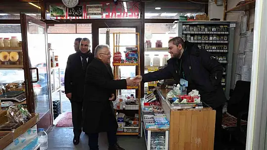 Büyükkılıç hisarcık ve erciyes esnafı ile buluştu