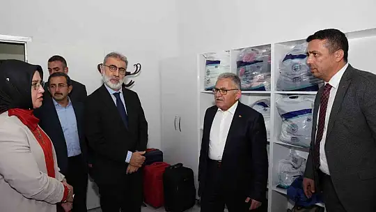 Başkan Büyükkılıç, KAYMEK Akademi'de incelemelerde bulundu