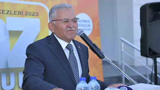 Büyükkılıç, KAYMEK Yaz Okulu Açılış Programı'na katıldı