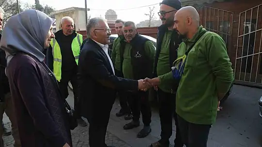 Büyükkılıç, Konteyner Kent'te depremzedelerle bir araya geldi