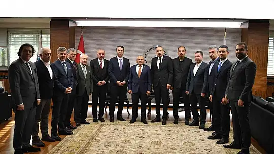 Başkan Büyükkılıç, KTO heyetini kabul etti
