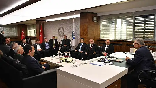 Başkan Büyükkılıç, KTO heyetini kabul etti