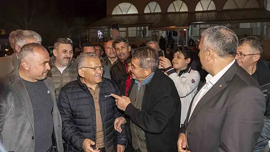 Büyükkılıç, vatandaşla buluşmaya devam ediyor