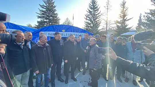 Büyükkılıç, Sarız'da incelemelerde bulundu